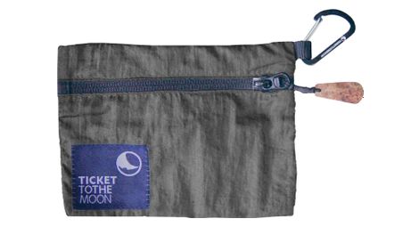 Ticket to the moon travel wallet grey