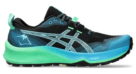 Chaussures trail asics gel-trabuco 12 noir/bleu/vert homme