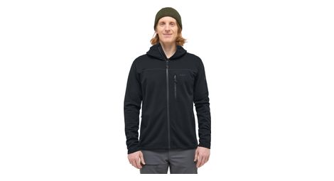 Polaire à capuche haglöfs rosson mid noir homme