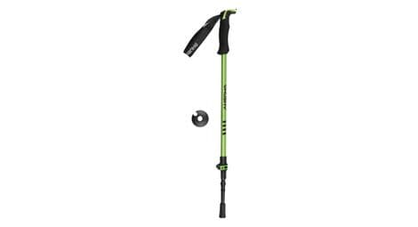 Bâtons de marche husky (set) trekking spurf 3 pièces flip - lock-vert