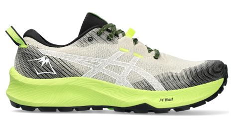 Chaussures trail asics gel-trabuco 12 beige/noir/vert homme