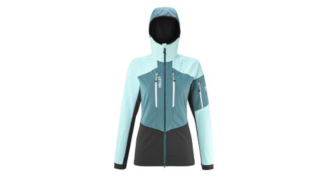 Mijo chaqueta softshell m whiteshield mujer negro/azul