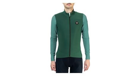 lebram ventoux uni long sleeves jersey agave green