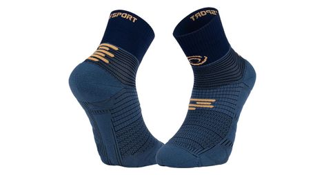 Chaussettes bv sport run marathon mid bleu marine