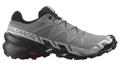 Chaussures Trail Salomon Speedcross 6 Large Gris/Noir Homme