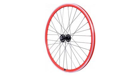 Roue route - fixie - piste p2r 30mm rouge avant