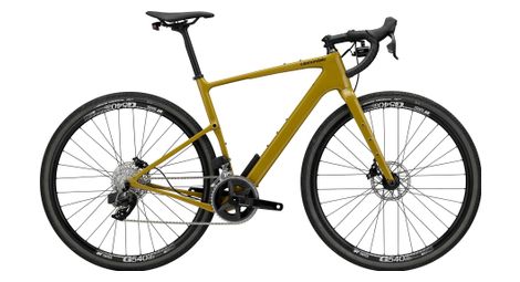 Gravel bike cannondale topstone carbon sram rival etap axs 12v 700 mm olive green s / 160-175 cm