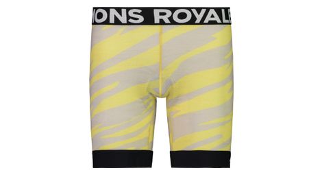 Sous short femme mons royale enduro merino jaune
