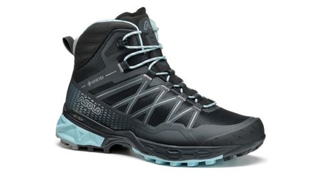 Chaussures de randonnée femme asolo tahoe mid gore-tex noir/bleu