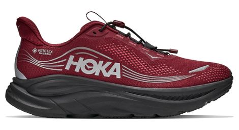 Chaussures Running Hoka Clifton 11 GTX Rouge/Noir Homme