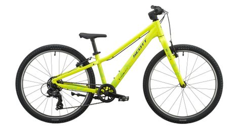 Scott Contrail 400 Kinder-Mountainbike mit Shimano Tourney 7-Gang-Schaltung, 24 Zoll, gelb