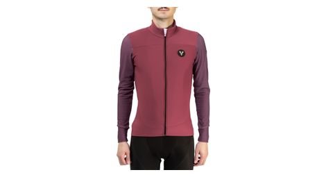 lebram ventoux uni long sleeves jersey bordeaux