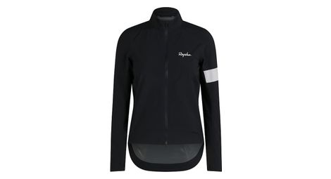 Chaqueta de lluvia rapha core para mujer negra/blanca