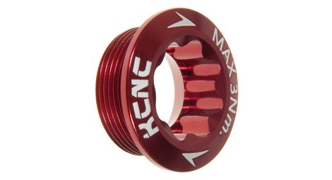 Kcnc vis de serrage pour pédalier shimano hollowtech rouge
