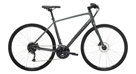 Velo fitness trek fx 2 disc shimano acera altus 9v 700 mm gris lithium 2023