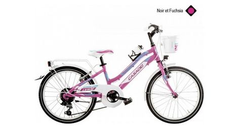 CASADEI VELO MTB 20 LINCY 6V NOIR-FUCHSIA H28