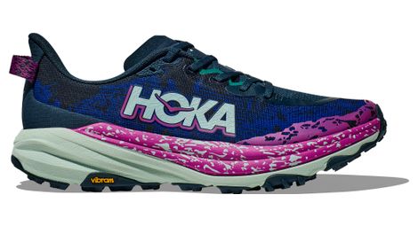 Zapatillas de trail hoka speedgoat 6 azul/rosa hombre