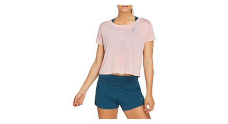 T-shirt femme asics race crop