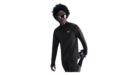 Haut thermique 1/2 zip nike stride noir homme