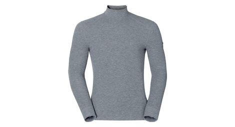 Odlo sous vetement manches longues warm col montant gris