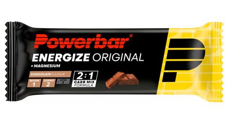 Barre énergétique powerbar energize original chocolat - 55g