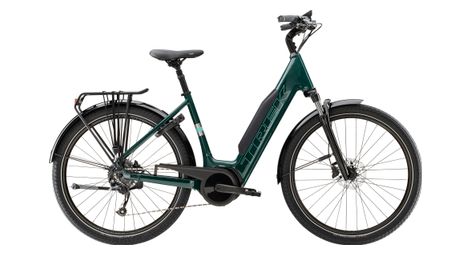 Velo de ville electrique trek verve 3 lowstep shimano altus 9v 545 wh vert