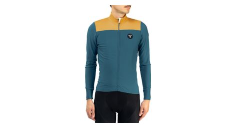 lebram ventoux long sleeves jersey pelforth blue