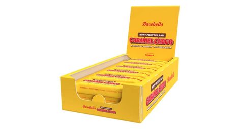 Boîte soft protein bar (12x55g) - barebells - chocolat caramel -  barres protéinées