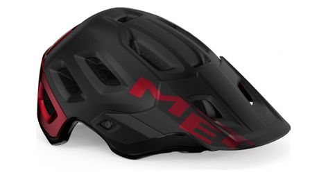 Casco met roam mips nero rosso