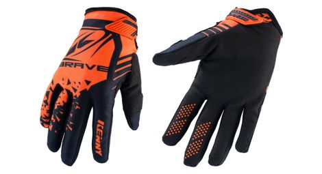 Pair of kenny brave orange gloves