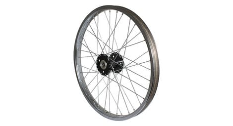 Roue tricycle 20 pouces arriere (jante acier 36 rayons moyeu fusee)