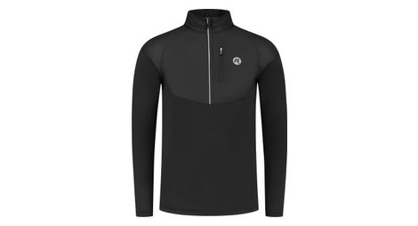 T-shirt manches longues running rogelli essential windblock - homme - noir