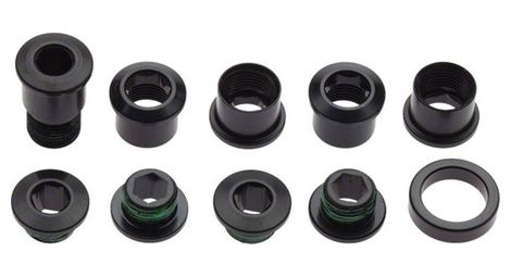 Sram red crank chainring bolt kit hidden bolt black