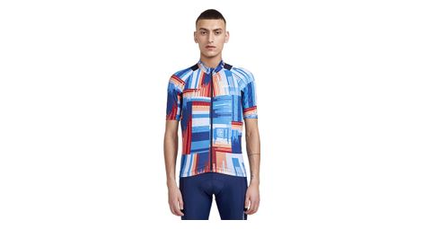 Maillot manches courtes craft adv endur bleu marine multi couleurs