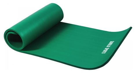 Tapis en mousse petit 190x60x1 5cm yoga pilates sport a domicile couleur vert