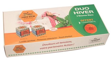 Coffret duo hiver baume du tigre 2 baumes blanc 19 g + chaufferette