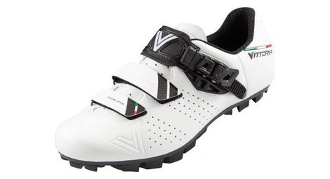 Paire de chaussures vtt hera mtb blanc nylon mtb