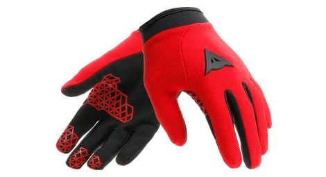 Gants longs enfant dainese scarabeo rouge noir