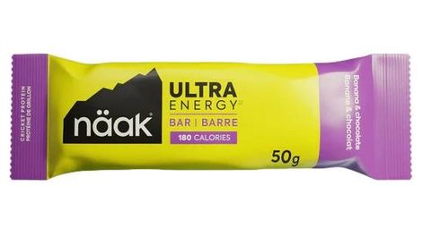 Näak ultra energy barrita de plátano ychocolate 50 g