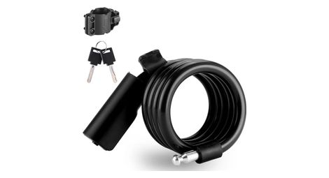Antivol de velo  cable acier antivol extensible 115cm 
