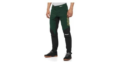 100% r-core x forest pants green 36 us
