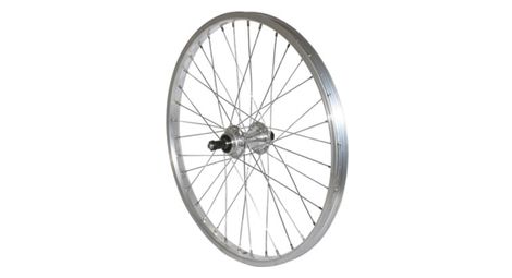 Roue vtt 20  arriere alu moy alu blocage roue libre 6-7v.