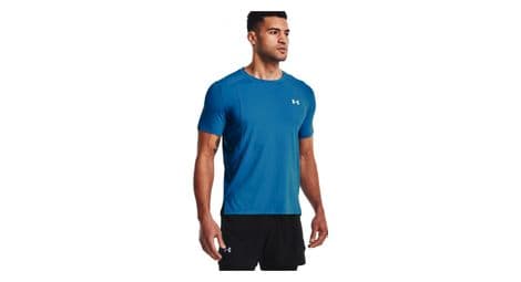 Maillot manches courtes under armour iso-chill laser bleu homme