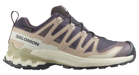 Chaussures Trail Salomon XA Pro 3D V9 GTX Violet/Beige Femme