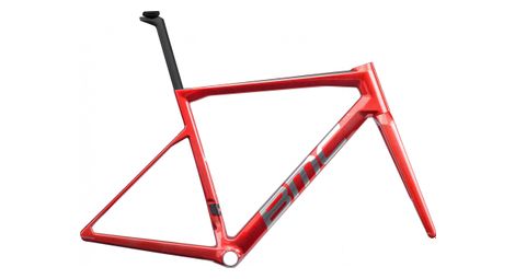 Kit cadre fourche bmc teammachine slr rouge iron brushed 2023