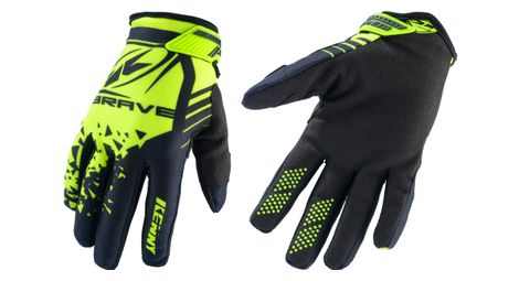 Par de guantes para niños kenny brave yellow