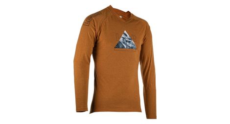 Maglia a manica lunga leatt mtb gravity 2.0 brown