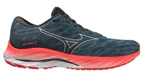 Mizuno Wave Rider 26 - homme - bleu marine