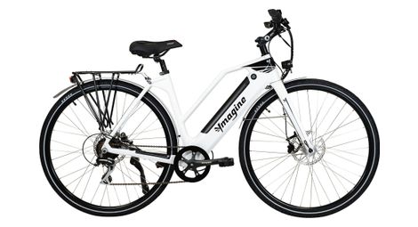 Vélo électrique vadrouilleur 21.1 - full carbone - autonomie 100km - blanc