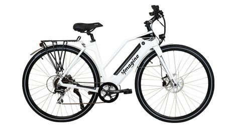 Vélo électrique Vadrouilleur 21.1 - Full carbone - Autonomie 100Km - Blanc
